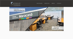 Desktop Screenshot of microlux.com.br